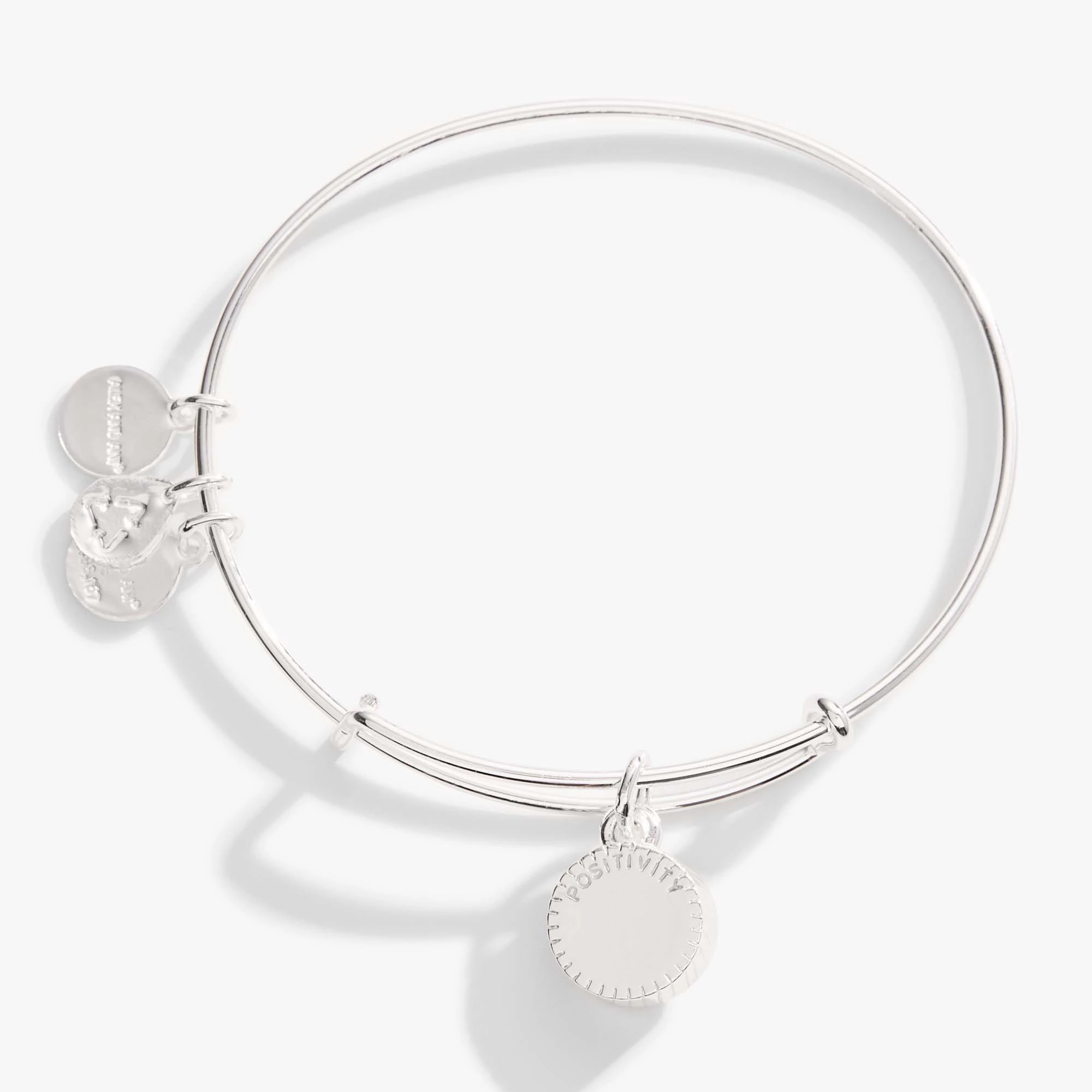 August Birthstone Charm Bangle, Peridot 5 August Birthstone Charm Bangle, Peridot - Image 3