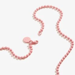 Ball Chain Necklace, Pink -Alex And Ani Bracelets Shop ball chain necklace pink 20 back AA609722NKCP
