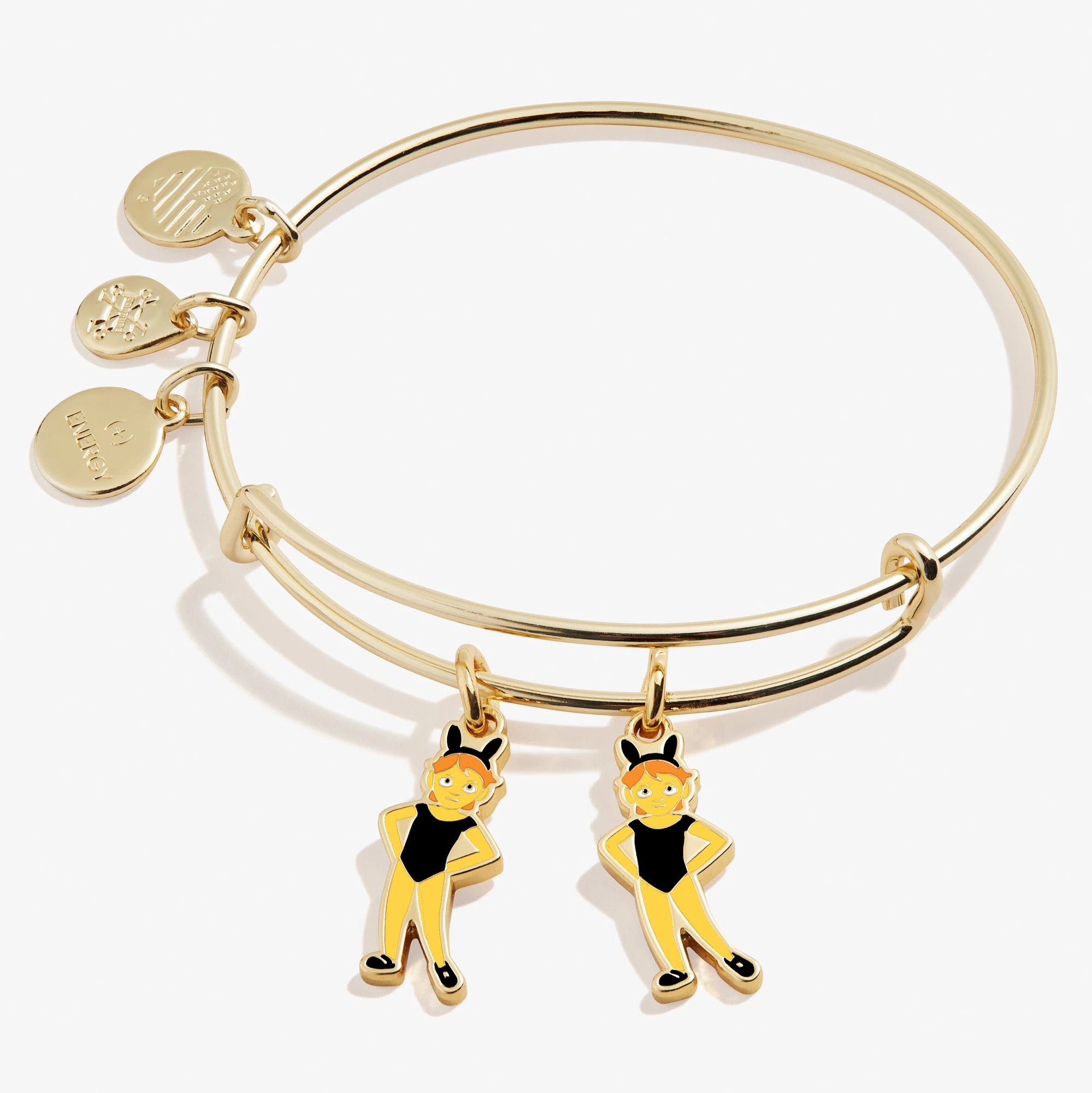 Best Friends Emoji Duo Charm Bangle Bracelet 5 Best Friends Emoji Duo Charm Bangle Bracelet - Image 3