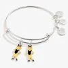 Best Friends Emoji Duo Charm Bangle Bracelet -Alex And Ani Bracelets Shop best friends emoji charm bangle bracelet AS663322EWBSS