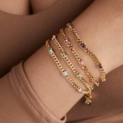 Rose Curb Chain Bracelet, October Birthstone 15 Rose Curb Chain Bracelet, October Birthstone -Alex And Ani Bracelets Shop birthstone bracelets gold stack 7a3b6430 f580 47ce 8790 c7ca19f3af4a