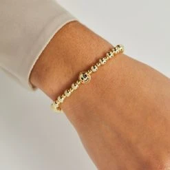 Emoji Blushing Smiley Face Stretch Bracelet -Alex And Ani Bracelets Shop blushing smiley face emoji stretch bracelet model AS738723SG