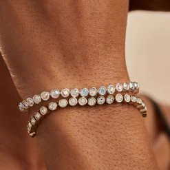 Bolo Tennis Bracelet, Crystal 9 Bolo Tennis Bracelet, Crystal -Alex And Ani Bracelets Shop bolo tennis bracelet crystal AA732122ABSS 1
