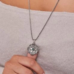 Buttercup Flower Charm Necklace -Alex And Ani Bracelets Shop buttercup flower charm necklace adjustable A21ENCUP2RS 38142