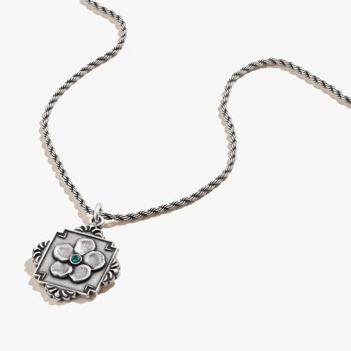 Buttercup Flower Charm Necklace 3 Buttercup Flower Charm Necklace -Alex And Ani Bracelets Shop buttercup flower charm necklace adjustable front A21ENCUP2RS