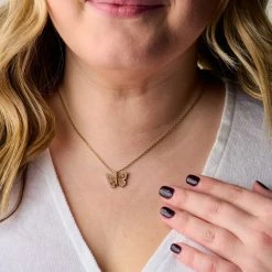 Butterfly + Crystal Necklace, Adjustable 15 Butterfly + Crystal Necklace, Adjustable -Alex And Ani Bracelets Shop butterfly and crystal necklace adjustable model AA743723G 1200x1200 bd93c0f