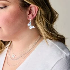 Butterfly Crystal Drop Earrings 9 Butterfly Crystal Drop Earrings -Alex And Ani Bracelets Shop butterfly crystal drop earrings on model AA743523SS 1200x1200 bd93c0f