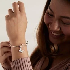 Pearlized Butterfly Charm Bangle -Alex And Ani Bracelets Shop butterfly of the month february spring 2023 2MODEL