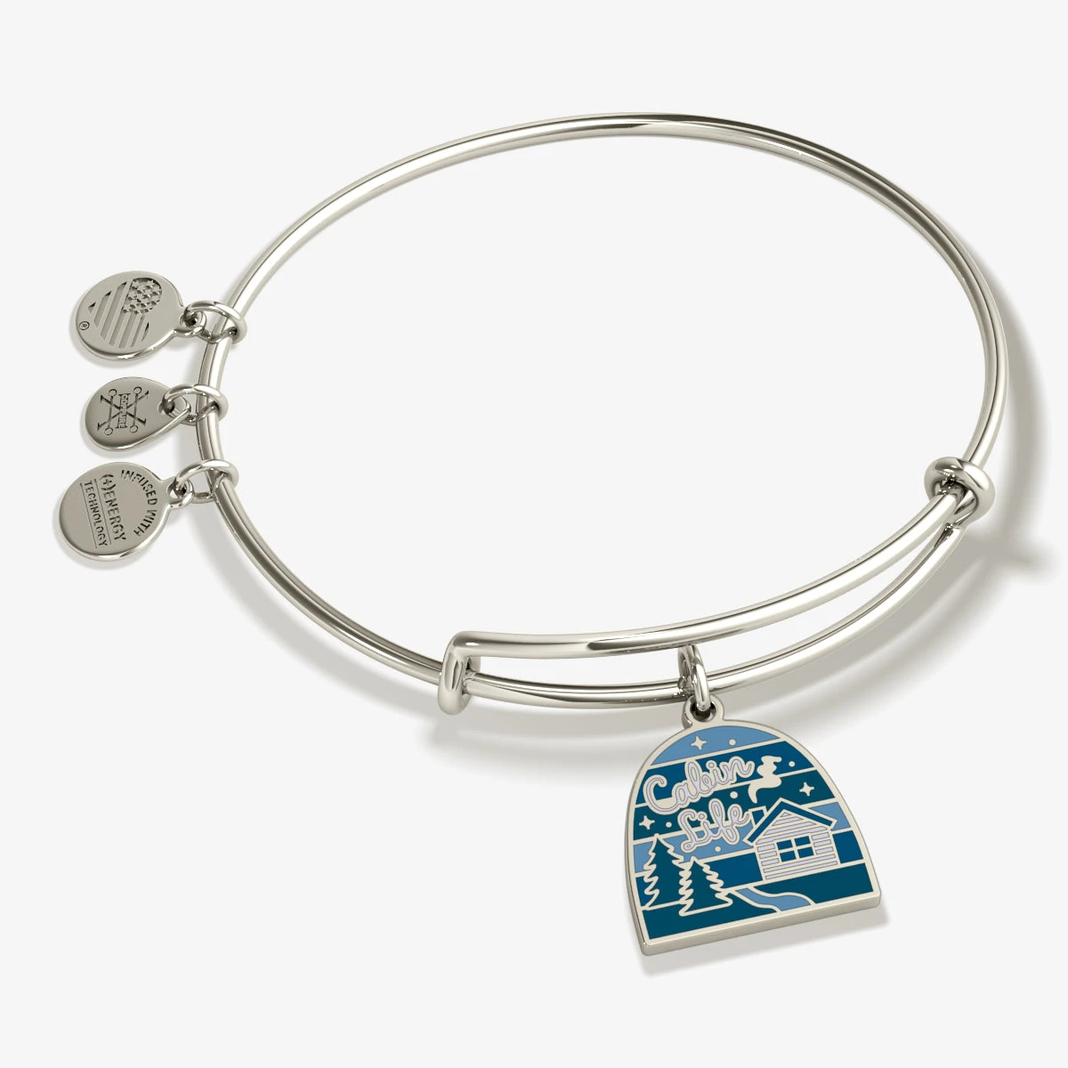 'Cabin Life' Charm Bangle Bracelet 3 'Cabin Life' Charm Bangle Bracelet