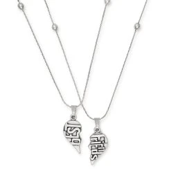 Best Friends Necklaces, Set Of 2
