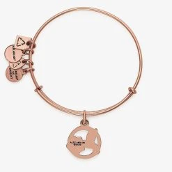 Hummingbird Charm Bangle Bracelet -Alex And Ani Bracelets Shop cbd19birdrar back