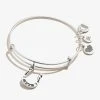 Crystal Horseshoe Charm Bangle