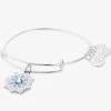 Water Lily Charm Bangle -Alex And Ani Bracelets Shop cbd19lilyss front 1