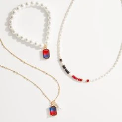 Celebration Crystal And Pearl Duo Charm Necklace -Alex And Ani Bracelets Shop celebration collection duo all styles