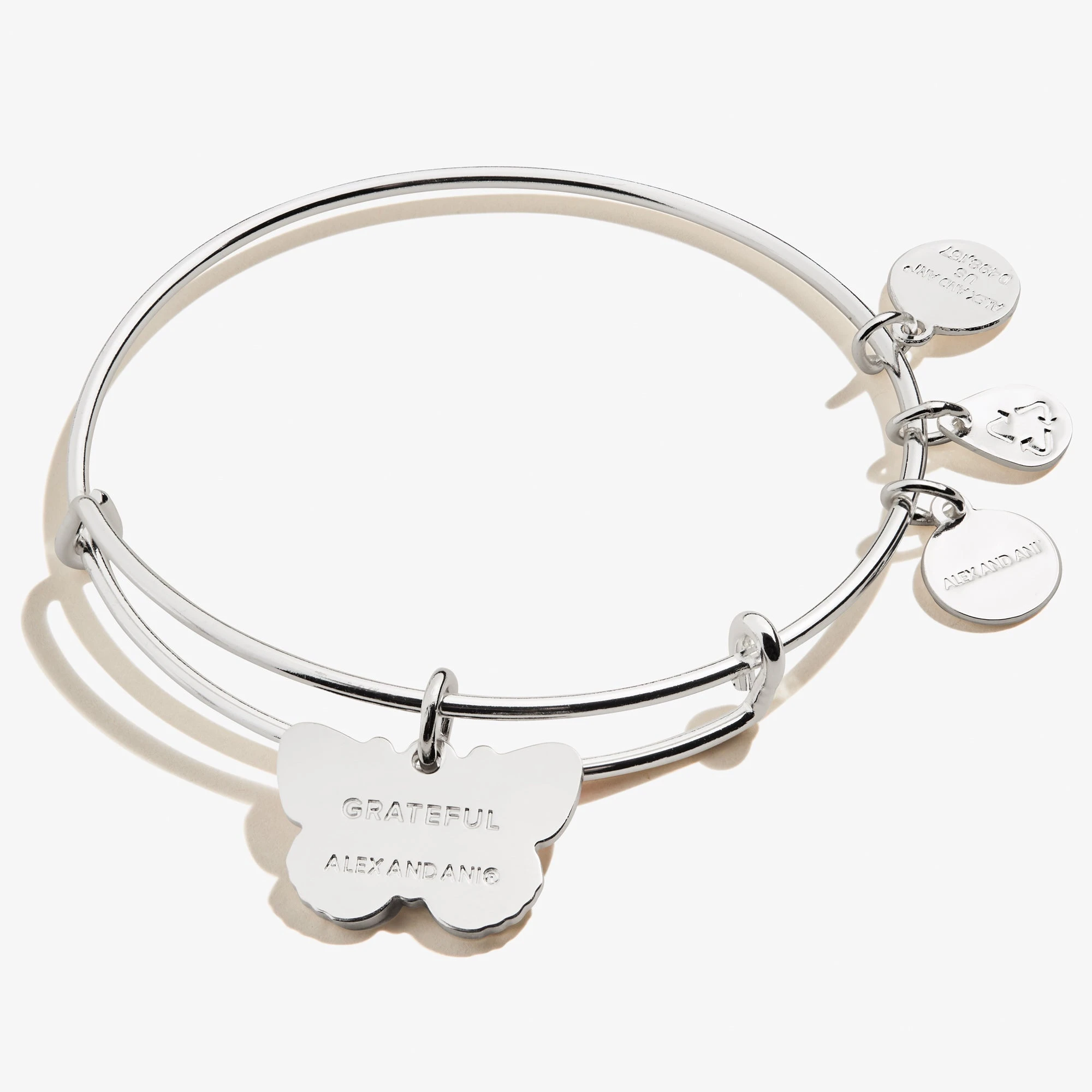 Colotis Danae Butterfly Charm Bangle 4 Colotis Danae Butterfly Charm Bangle - Image 2