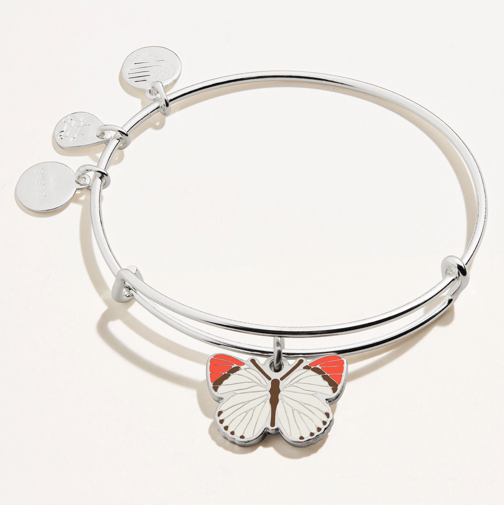 Colotis Danae Butterfly Charm Bangle 3 Colotis Danae Butterfly Charm Bangle