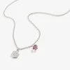 Cosmic Balance Duo Charm Necklace, Adjustable -Alex And Ani Bracelets Shop cosmic balance duo charm necklace adjustable front AA652622NKSS