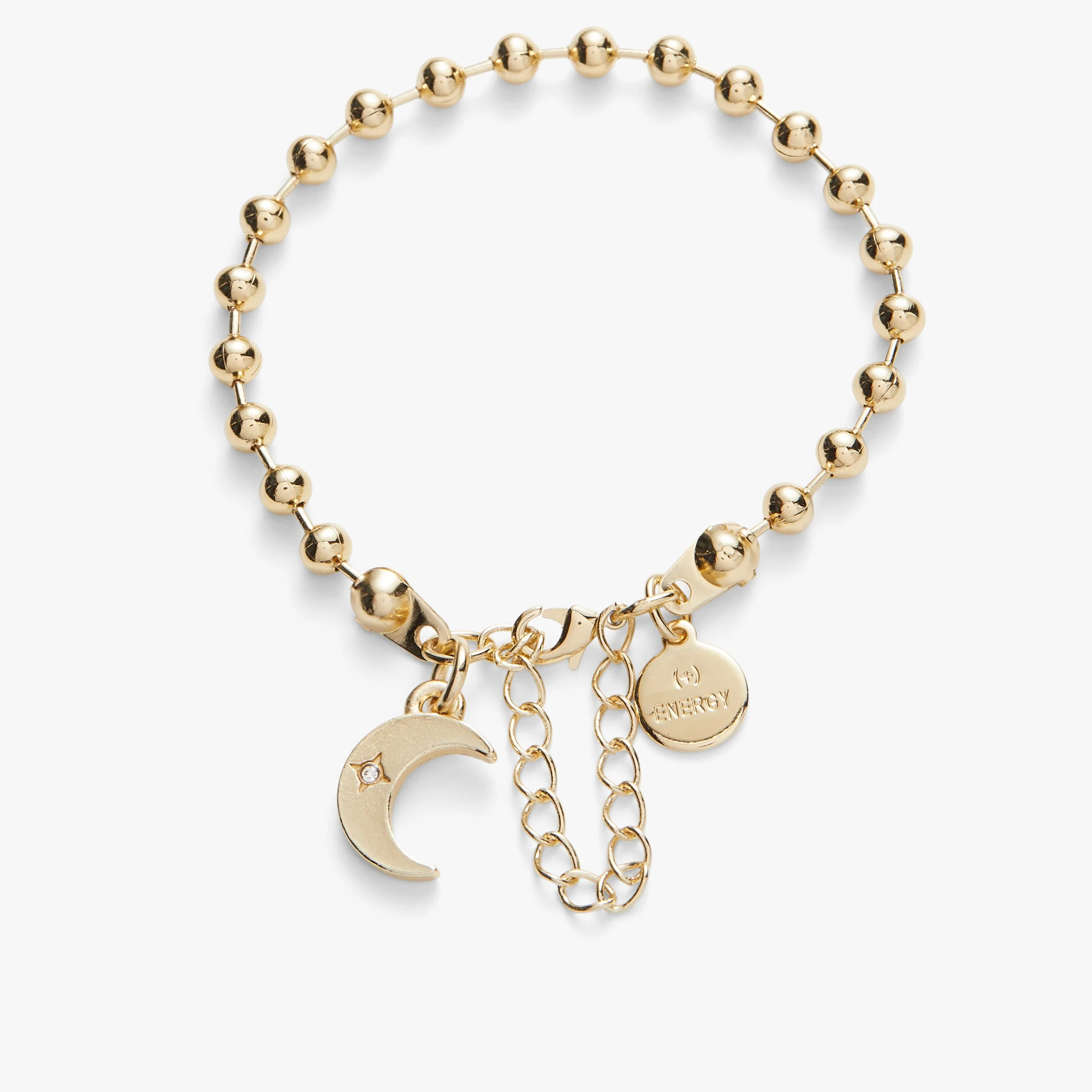 Crescent Moon Ball Chain Bracelet 5 Crescent Moon Ball Chain Bracelet - Image 3