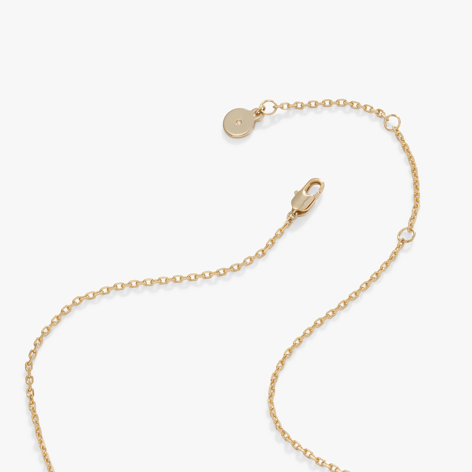 Crystal Forget-Me-Not Flower Necklace, Adjustable 8 Crystal Forget-Me-Not Flower Necklace, Adjustable - Image 6