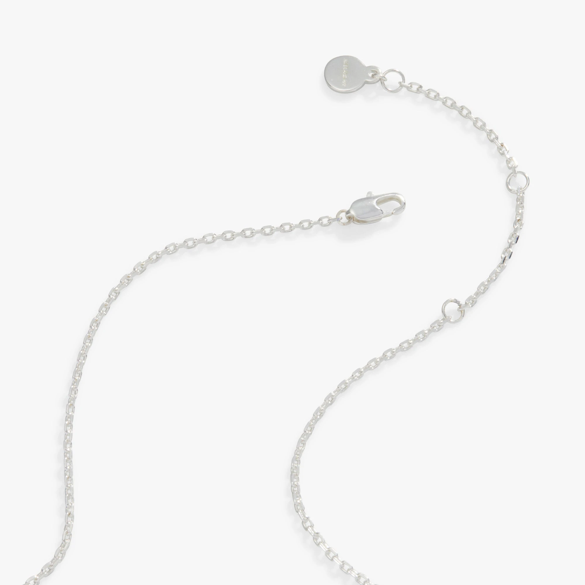 Crystal Forget-Me-Not Flower Necklace, Adjustable 5 Crystal Forget-Me-Not Flower Necklace, Adjustable - Image 3