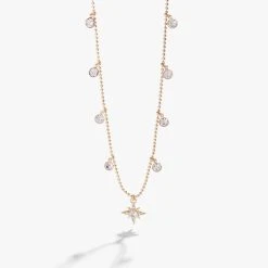 Crystal Star Drop Necklace -Alex And Ani Bracelets Shop crystal star drop necklace alt4 A22CRSTNKSG