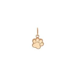 Paw Print Necklace Charm -Alex And Ani Bracelets Shop cs18cp01r front