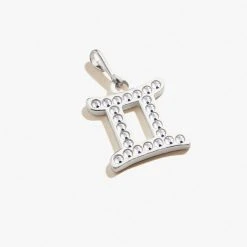 Gemini Zodiac Pavé Crystal Charm