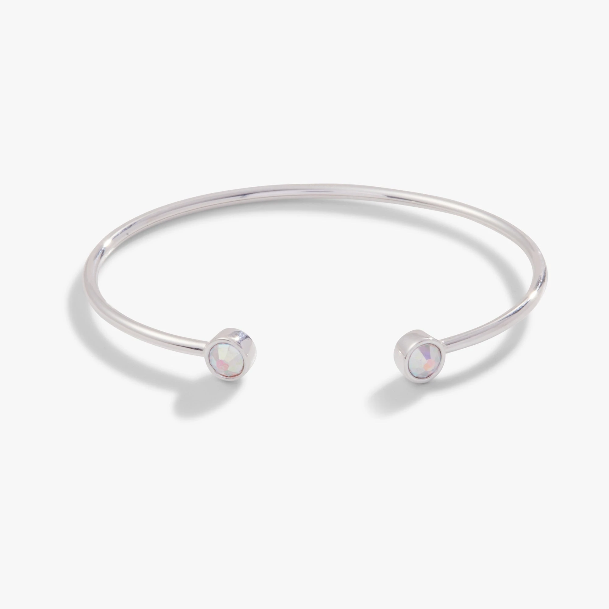 Flex Cuff Bracelet, Crystal 3 Flex Cuff Bracelet, Crystal