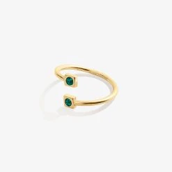 Emerald Ring Wrap, May Birthstone 7 Emerald Ring Wrap, May Birthstone -Alex And Ani Bracelets Shop emerald heart ring wrap may birthstone AA620522ERG