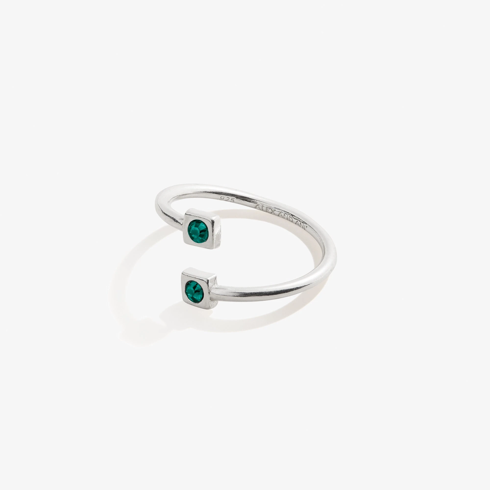 Emerald Ring Wrap, May Birthstone 3 Emerald Ring Wrap, May Birthstone
