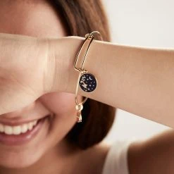 'Empower' Mimosa Flower Charm Bangle Bracelet 9 'Empower' Mimosa Flower Charm Bangle Bracelet -Alex And Ani Bracelets Shop empower mimosa flower charm bangle bracelet model AA744223SG