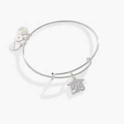 2023 Graduation Cap Charm Bangle Bracelet