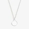 Engravable Small Circle Charm Necklace, 19'' 1 Engravable Small Circle Charm Necklace, 19'' -Alex And Ani Bracelets Shop engravable circle charm necklace adjustable 19 top EN21ENBRND12SS