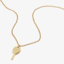 Engravable Key Necklace, 20'' 16 Engravable Key Necklace, 20'' -Alex And Ani Bracelets Shop engravable key necklace E22ENKEYSG FRONT