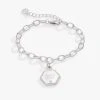 Engravable 'Maid Of Honor' Charm Bracelet, Adjustable -Alex And Ani Bracelets Shop engravable maid of honor charm bracelet adjustable front AA726723SS