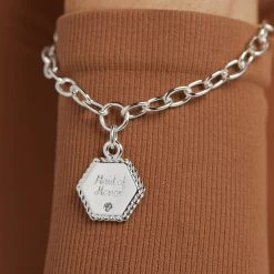 Engravable 'Maid Of Honor' Charm Bracelet, Adjustable -Alex And Ani Bracelets Shop engravable maid of honor charm bracelet adjustable model AA726723SS
