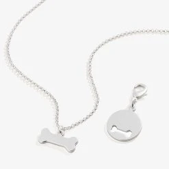 Engravable Pet Bone Necklace 10 Engravable Pet Bone Necklace -Alex And Ani Bracelets Shop engravable pet bone necklace alt AA710622SS