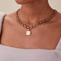 Engravable Square Charm Chunky Chain Necklace, 20'' 17 Engravable Square Charm Chunky Chain Necklace, 20'' -Alex And Ani Bracelets Shop engravable square charm chunky chain necklace adjustable 20 EN21ENCHNRG64088