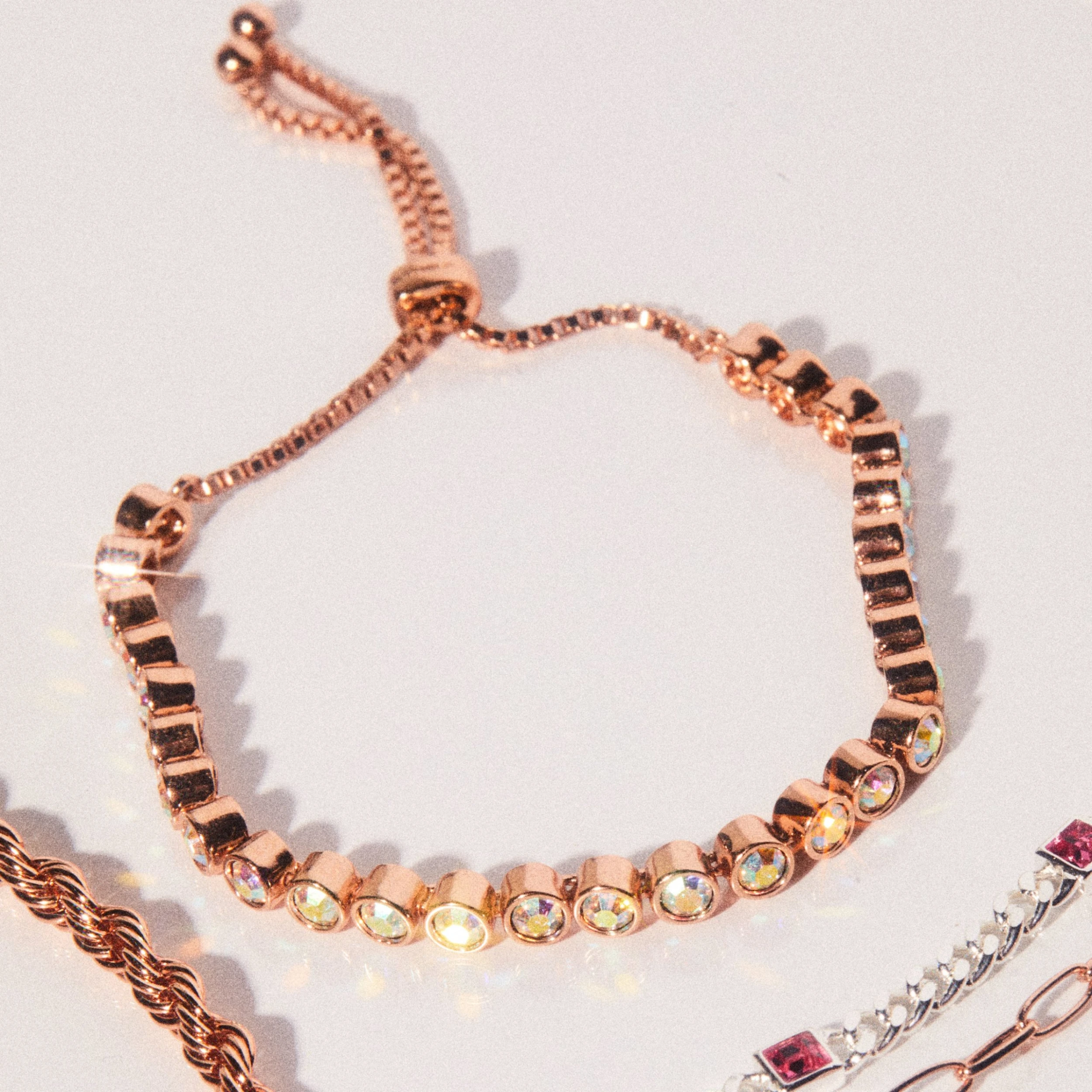 Bolo Tennis Bracelet, Crystal 6 Bolo Tennis Bracelet, Crystal - Image 4