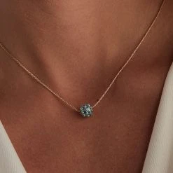 Fireball Necklace, Blue 9 Fireball Necklace, Blue -Alex And Ani Bracelets Shop fireball necklace blue on model V2 A22BLFBNKSG0