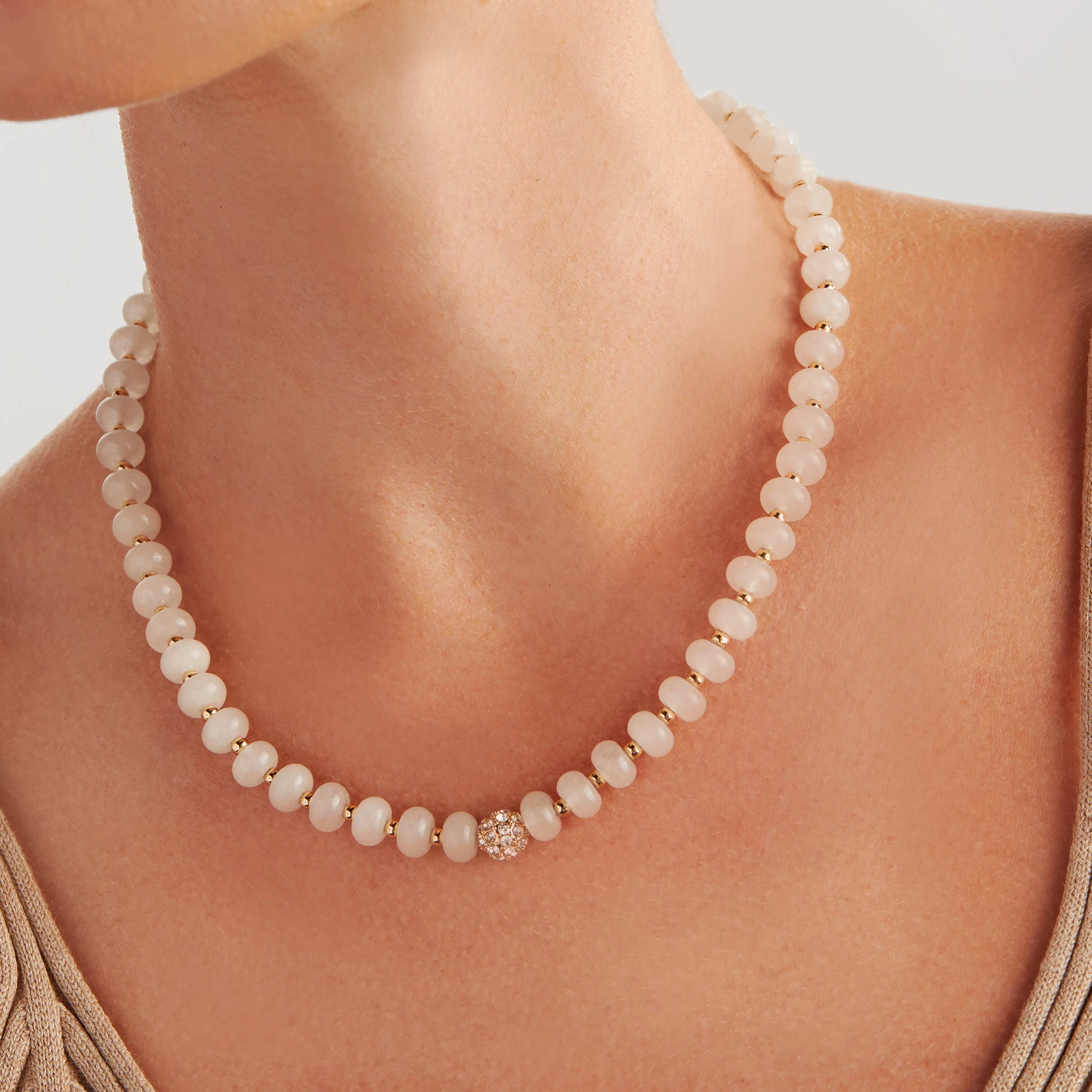 Fireball White Jade Necklace 4 Fireball White Jade Necklace - Image 2