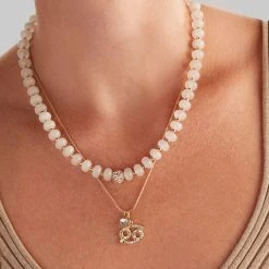 Fireball White Jade Necklace 11 Fireball White Jade Necklace -Alex And Ani Bracelets Shop fireball white jade necklace A22OPFBNKSG on model 02