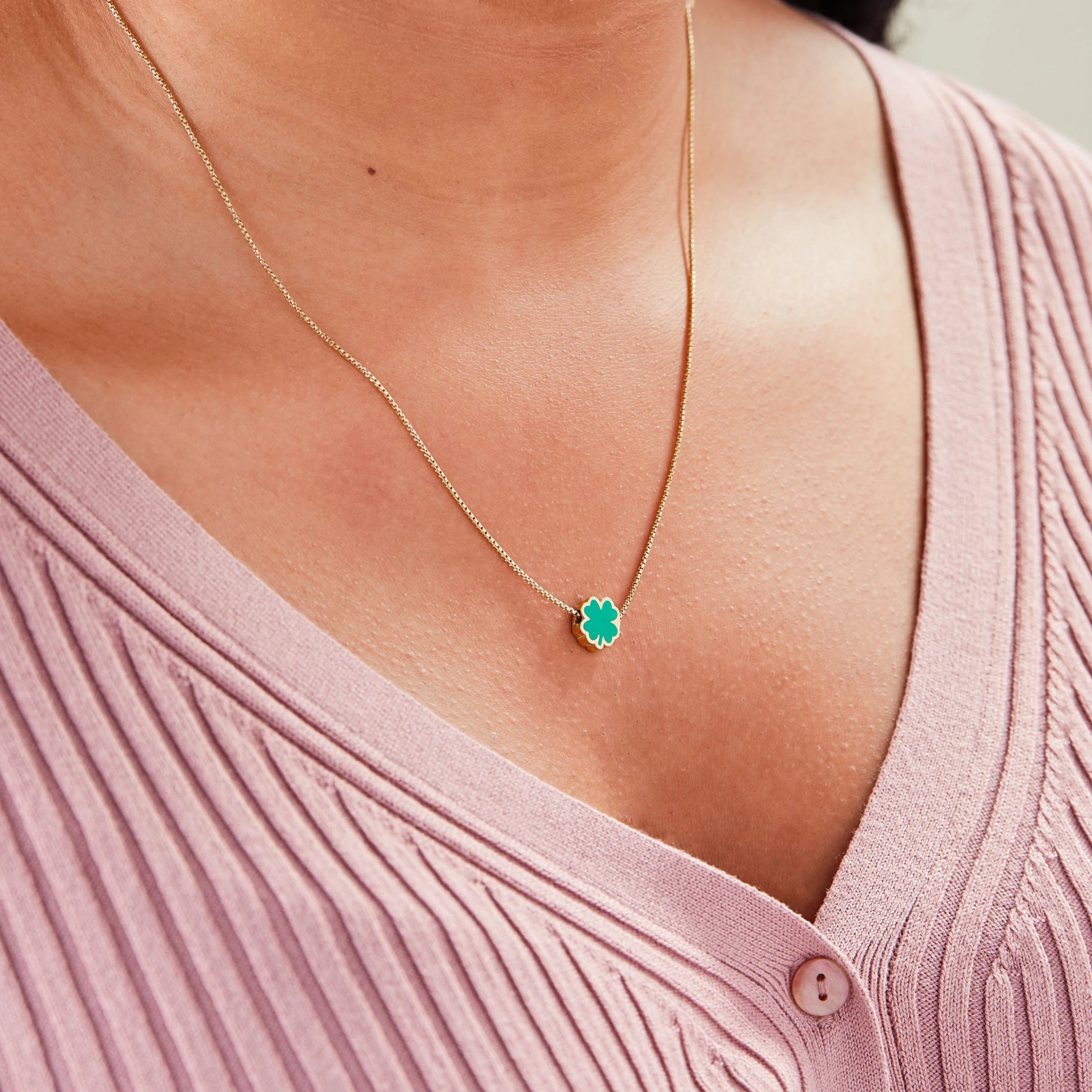 Four-Leaf Clover Slider Charm 4 Four-Leaf Clover Slider Charm - Image 2