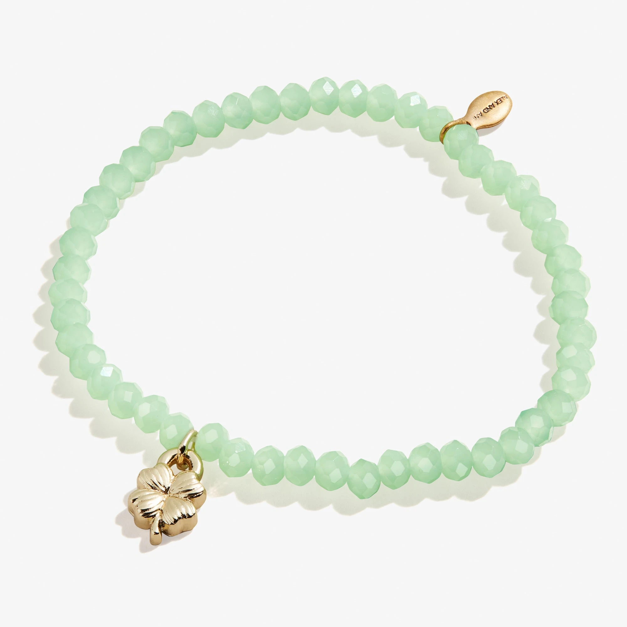 Good Fortune Four-Leaf Clover Stretch Bracelet 3 Good Fortune Four-Leaf Clover Stretch Bracelet