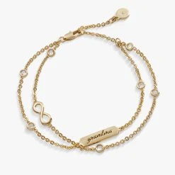 'Grandma' Infinity Chain Bracelet, Adjustable -Alex And Ani Bracelets Shop grandma infinity chain bracelet adjustable AA753723SG