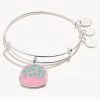 Harry Potter™, Celebrate Cake Charm Bangle -Alex And Ani Bracelets Shop harry potter celebrate cake charm bangle silver front as21ebhpcakss
