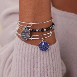 Harry Potter™ Bangle Bracelets, Set Of 3 -Alex And Ani Bracelets Shop harry potter character symbols charm bangle bracelet set 3 model AS628922SS