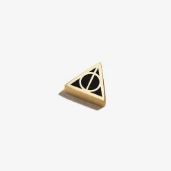 Harry Potter™ Deathly Hallows Slider Charm 11 Harry Potter™ Deathly Hallows Slider Charm -Alex And Ani Bracelets Shop harry potter deathly hallows slider charm front AS21CYODHG