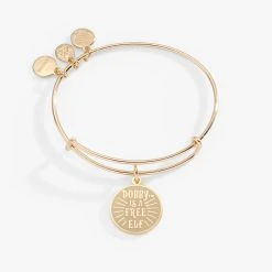 Harry Potter™ 'Dobby Is A Free Elf' Charm Bangle Bracelet