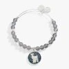 Harry Potter™ Doe Patronus Beaded Charm Bangle -Alex And Ani Bracelets Shop harry potter doe patronus beaded charm bangle front